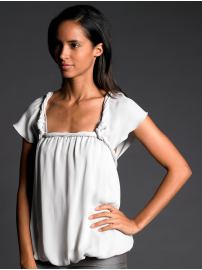 BR Monogram twist-detail top