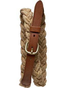 Rope woven belt