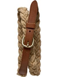 Rope woven belt
