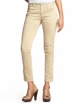 Skinny crop chino