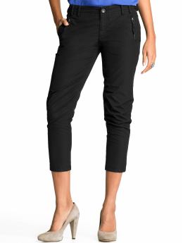 Zipper-pocket cropped pant