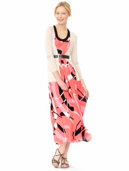 Bold printed patio dress