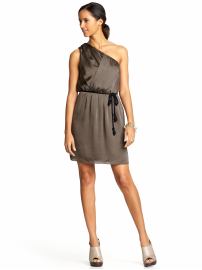 BR Monogram grecian dress