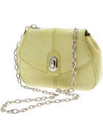 Chain embossed mini cross-body bag