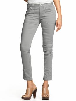 Petite skinny crop chino