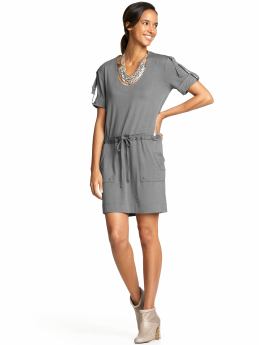 Petite cargo knit dress