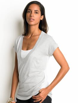 Heritage silk-blend pocket sweater tunic