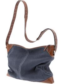Heritage indigo cross-body bag