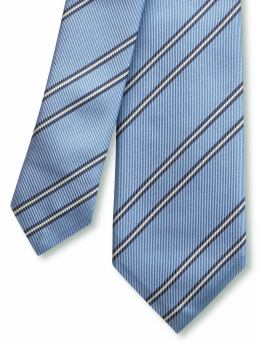 Double-diagonal stripe skinny tie