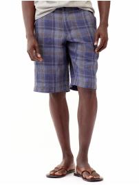 Linen madras short