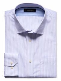 Classic fit non-iron refined-stripe shirt