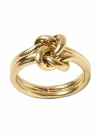 Promise knot ring