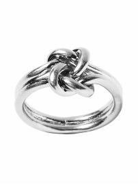 Promise knot ring