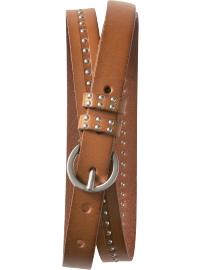 Studded leather belt