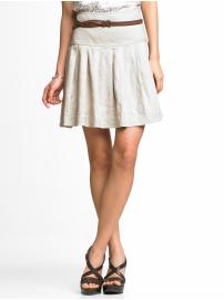 Heritage pleated skirt