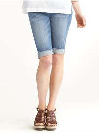 Skinny busted Bermuda jean short