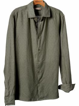 Heritage slim-fit linen shirt