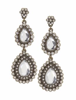 Women: Mediterranean princess earring - Clear