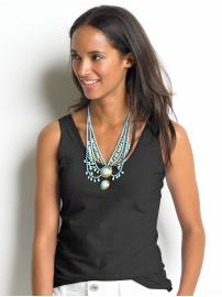 Petite modern knit tank