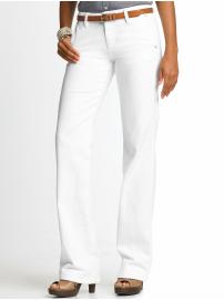 Trouser white jean