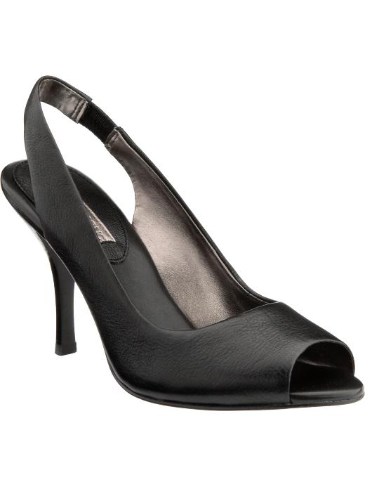 Banana Republic Luisa sling-back open-toe pump