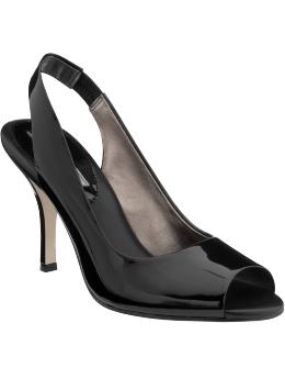 Luisa sling-back open-toe pump