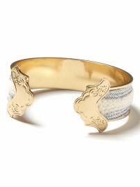 Regal mixed media cuff