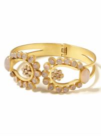 Rose dew hinge bracelet