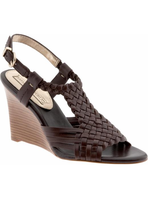 Banana Republic Reed woven wedge