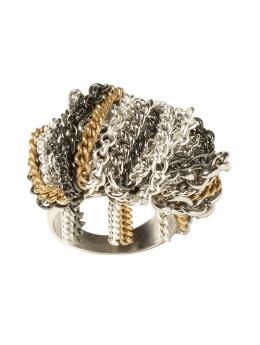 Knots n' chains ring
