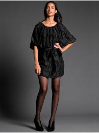 BR Monogram silk dolman-sleeve dress