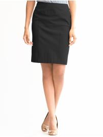 Stretch pencil skirt