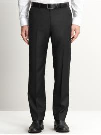 BR Monogram Italian wool black suit pant