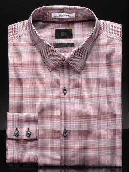 BR Monogram micro-check shirt