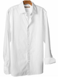 Heritage slim fit textured-stripe shirt