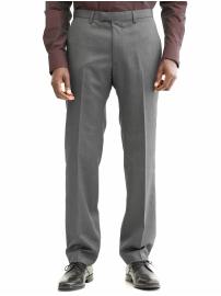 BR Monogram wool/silk shadow-stripe trouser