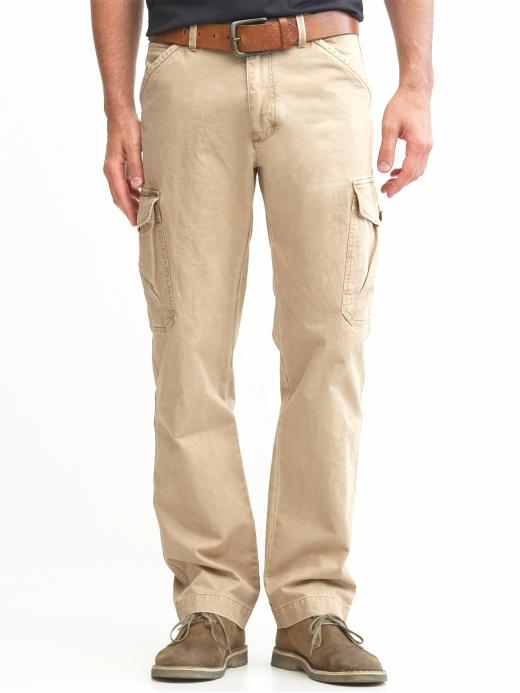 Banana Republic Straight cotton cargo pant