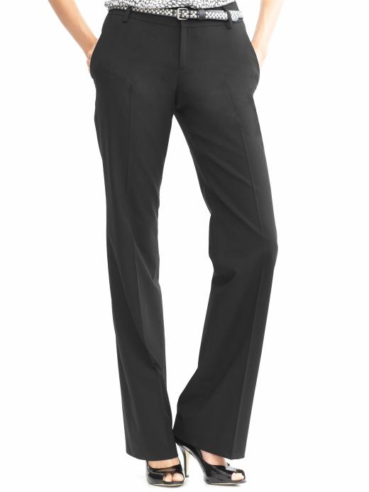 Banana Republic Martin fit black suit pant