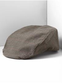Plaid driving cap