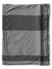 Printed striped scarf