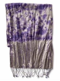 Silk tie dye weekend scarf