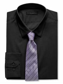 Slim fit stretch-cotton solid shirt
