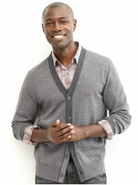 BR Monogram merino wool cardigan