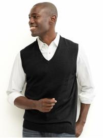 Silk/cotton/cashmere vest