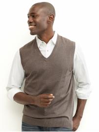Silk/cotton/cashmere vest