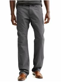 Straight five-pocket pant