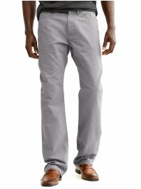Straight five-pocket pant