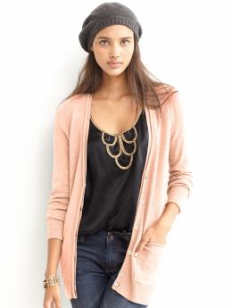 Hidden placket cardigan
