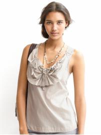 Pleated fan tank