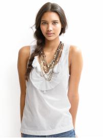 Pleated fan tank